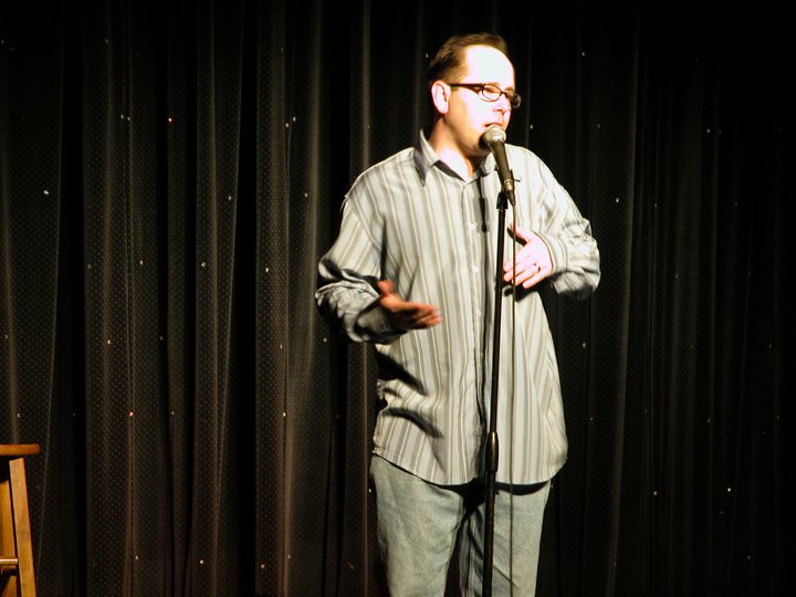 Keith Lyle doing some stand up comedy