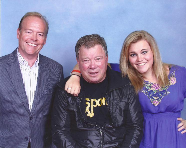 Peter Shatner with William Shatner and Peter's daughter, Ann.