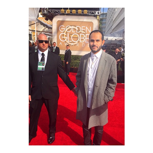 Miger Diaz at the 2015 Golden Globes