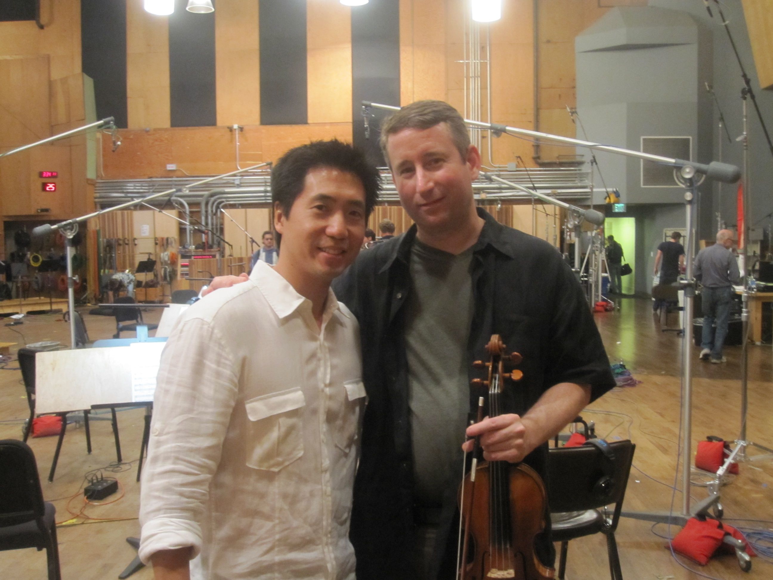 Composer Greg Chun and Mark Robertson @ FOX studios