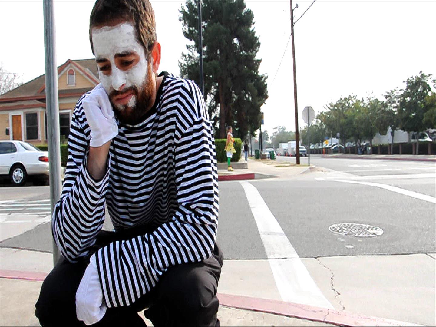 The Mime (Steve Morrison) has a moment in 
