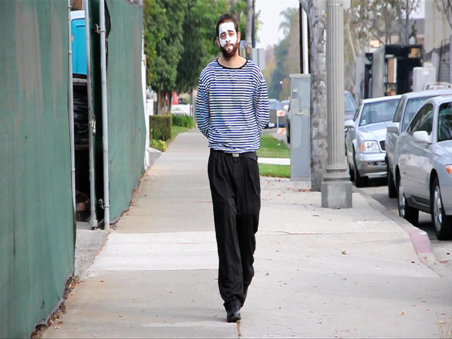 Steve Morrison as The Mime from 