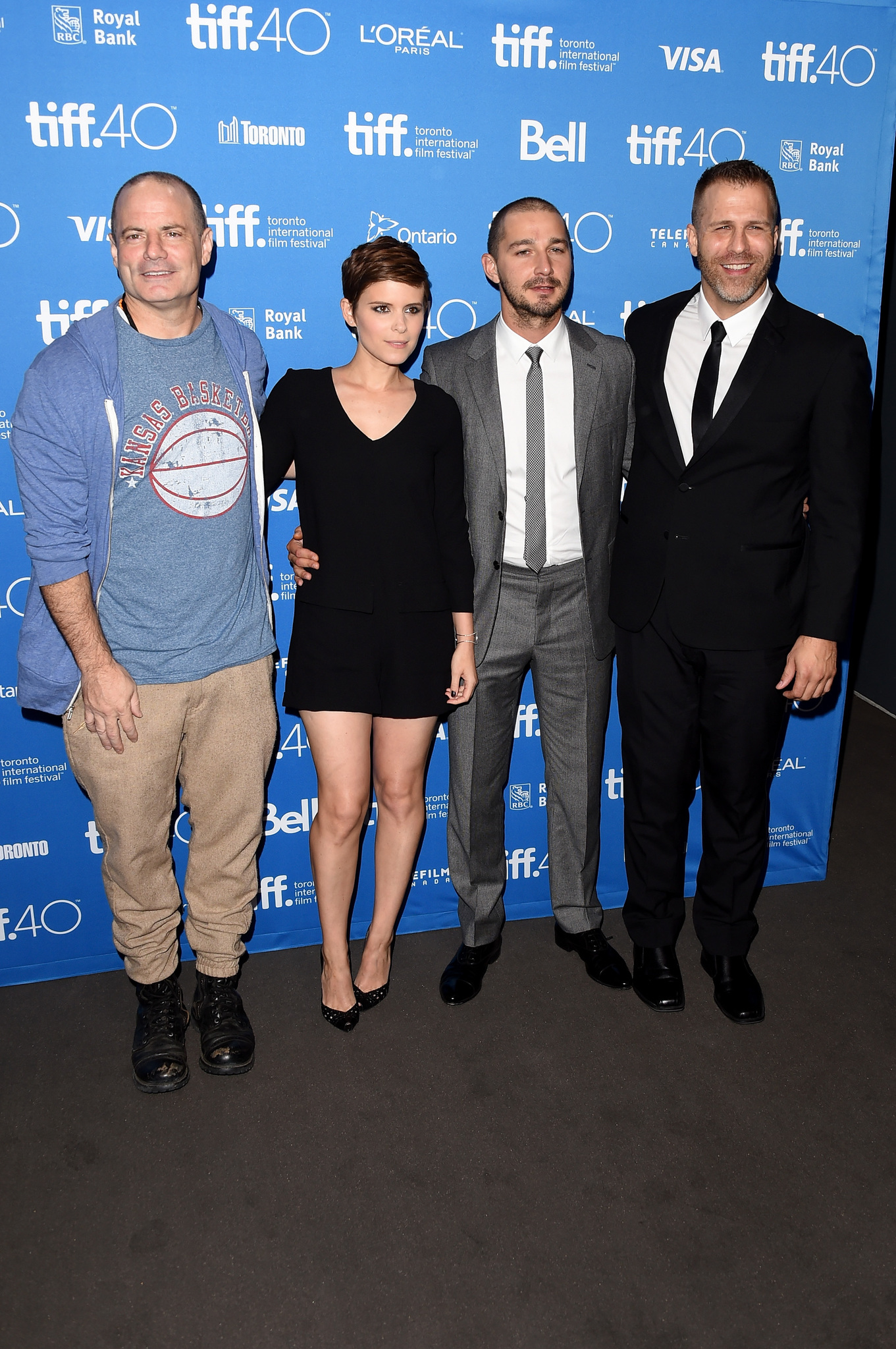 Shia LaBeouf, Dito Montiel and Adam G. Simon at event of Man Down (2015)