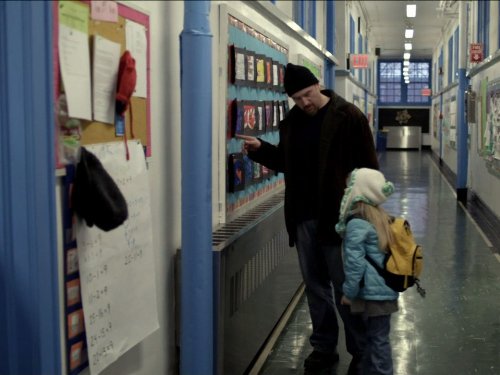 Still of Louis C.K. and Ursula Parker in Louie (2010)