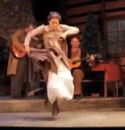 Pamela Daly dances a Jig as Ma Ingalls in 