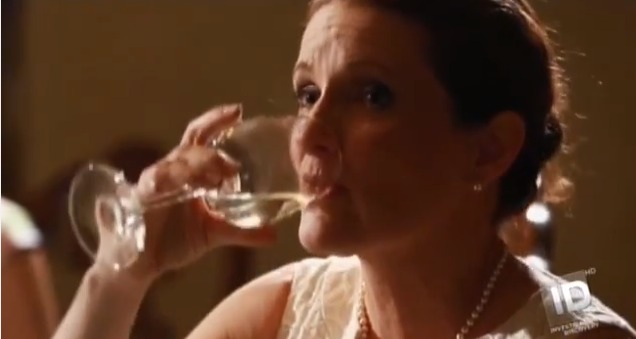 Pamela Daly as Janet Devardo in Blood Relatives.