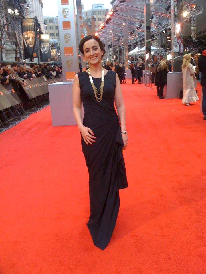 Siobhan Daly at the BAFTA Awards, Royal Opera House