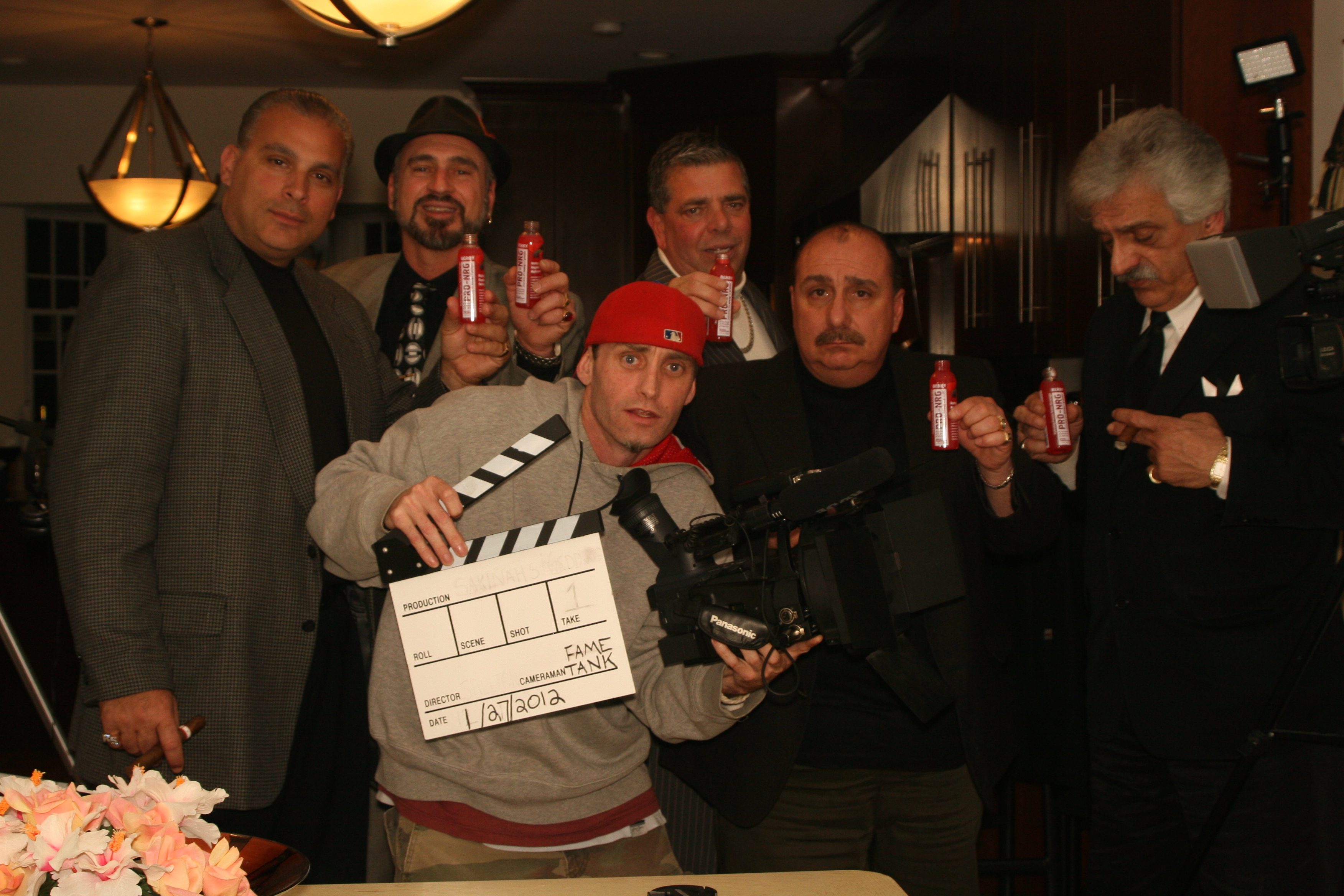 Rob Hawk Director - On set of PRO-NRG drink commercial