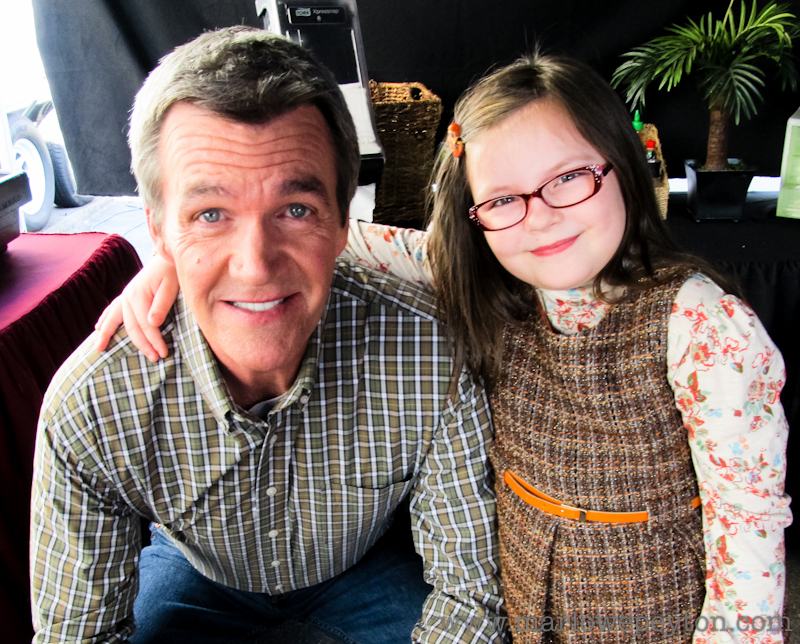 Marlowe Peyton with TV Uncle Neil Flynn