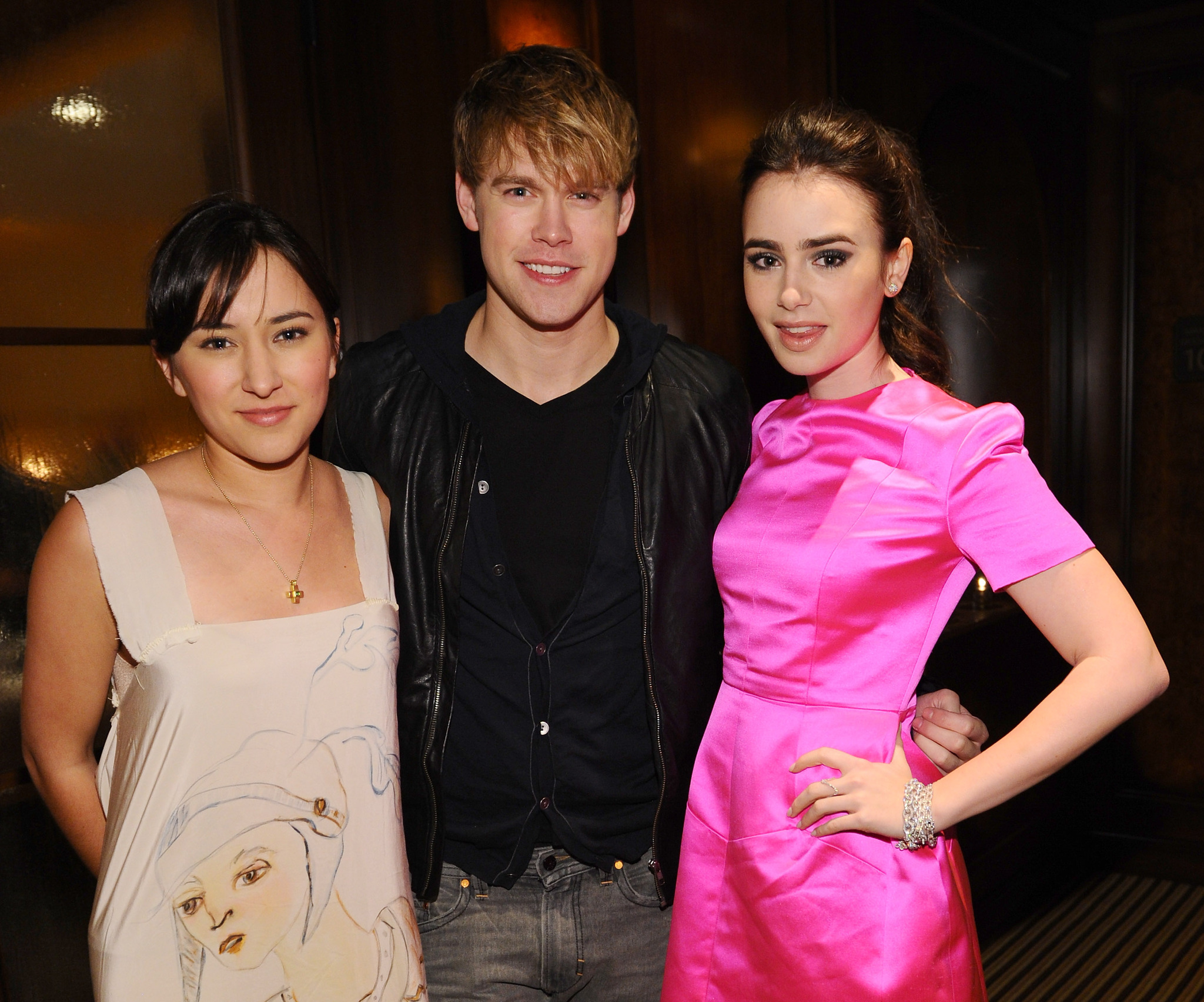 Zelda Williams, Lily Collins and Chord Overstreet