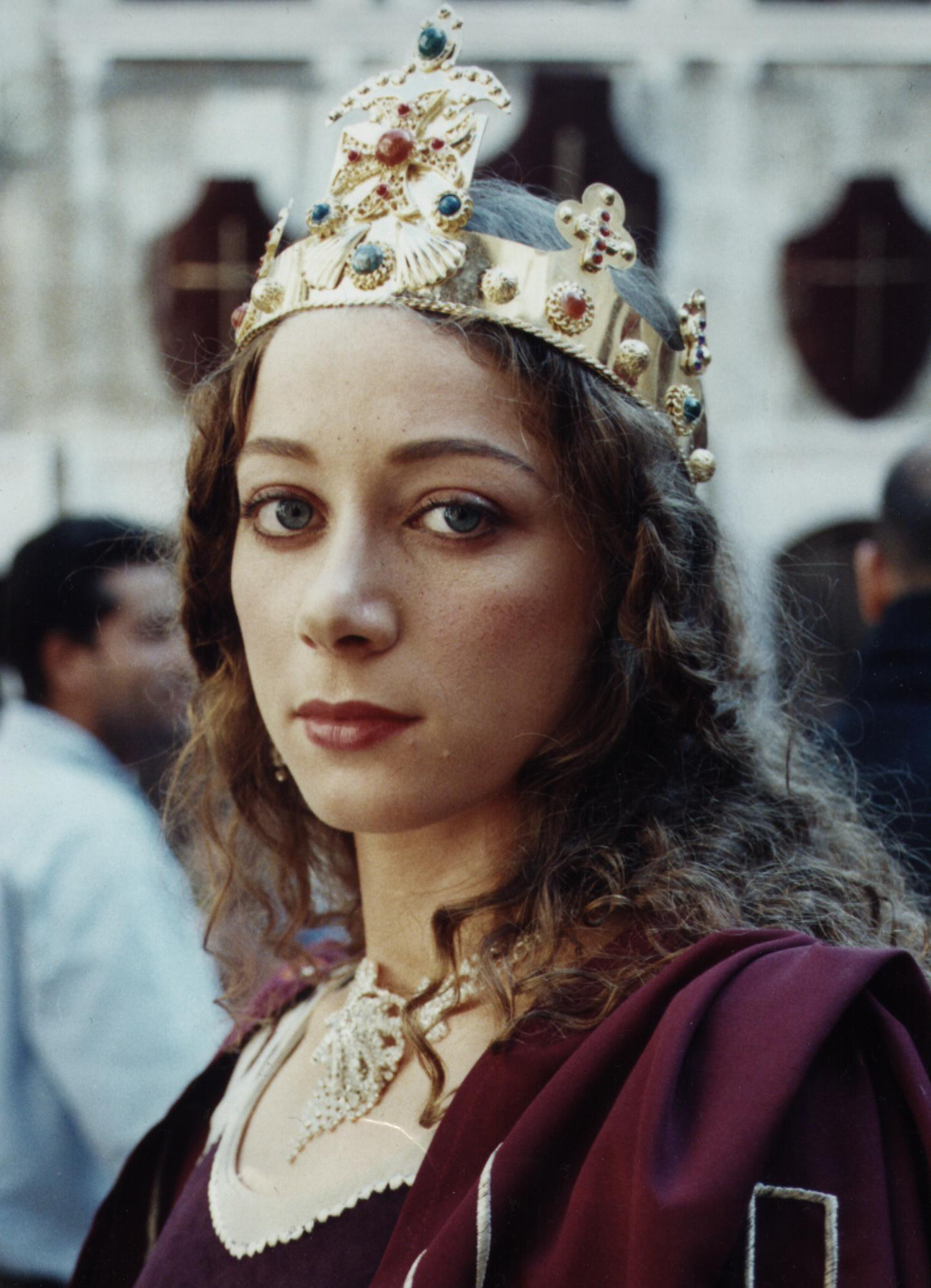 Nadia Hamzeh in the role of 'Queen Eleanor of Aquitaine' in the historic TV Drama 'Saladin'