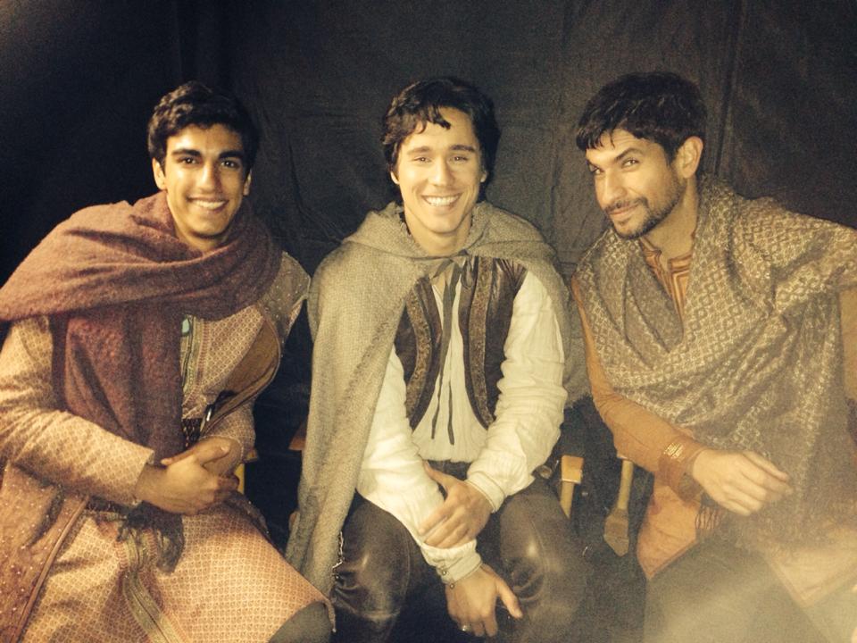 The three genies of Once Upon A Time In Wonderland. Dejan Loyola, Peter Gadiot and Raza Jaffrey.