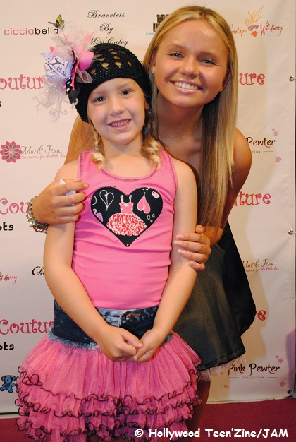 Natalia Stoa and host Alli Simpson at Ooh! La,La! Couture's Tutus 4 Tots!