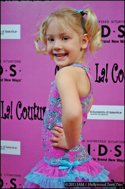 Natalia wearing Ooh! La,La! Couture at the 2nd Annual Tutus 4 Tots on the pink carpet