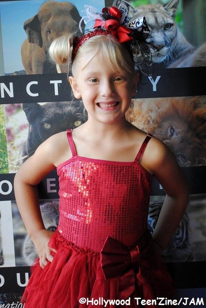 Natalia Stoa on the carpet in Ooh! La,La! Couture at Circus Paws at the Avalon in Hollywood.
