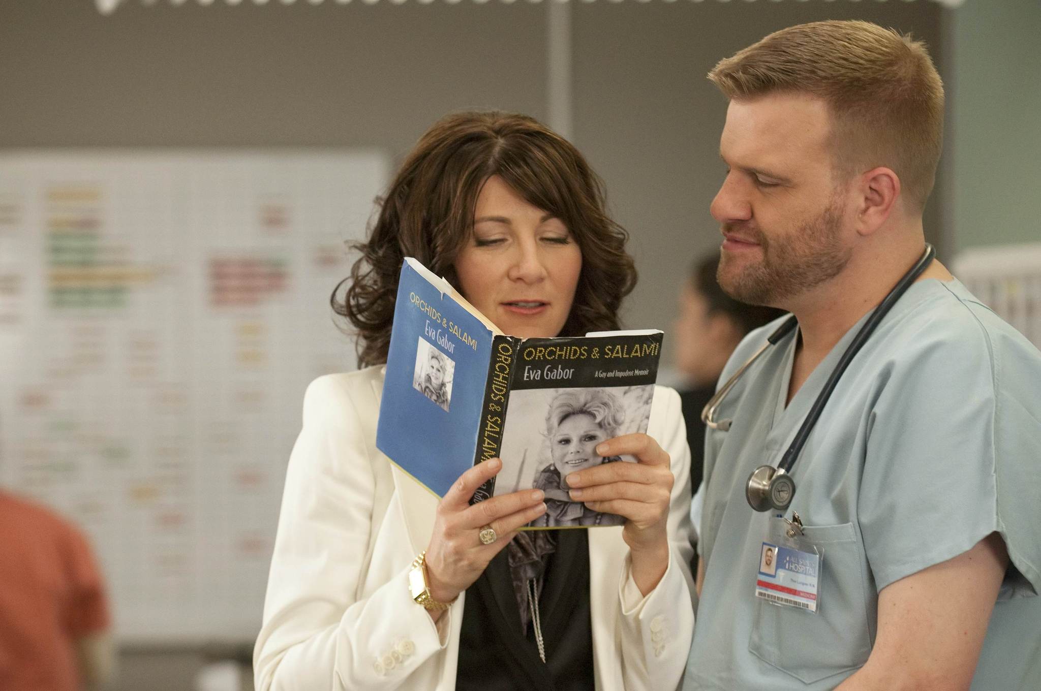 Still of Eve Best and Stephen Wallem in Nurse Jackie (2009)