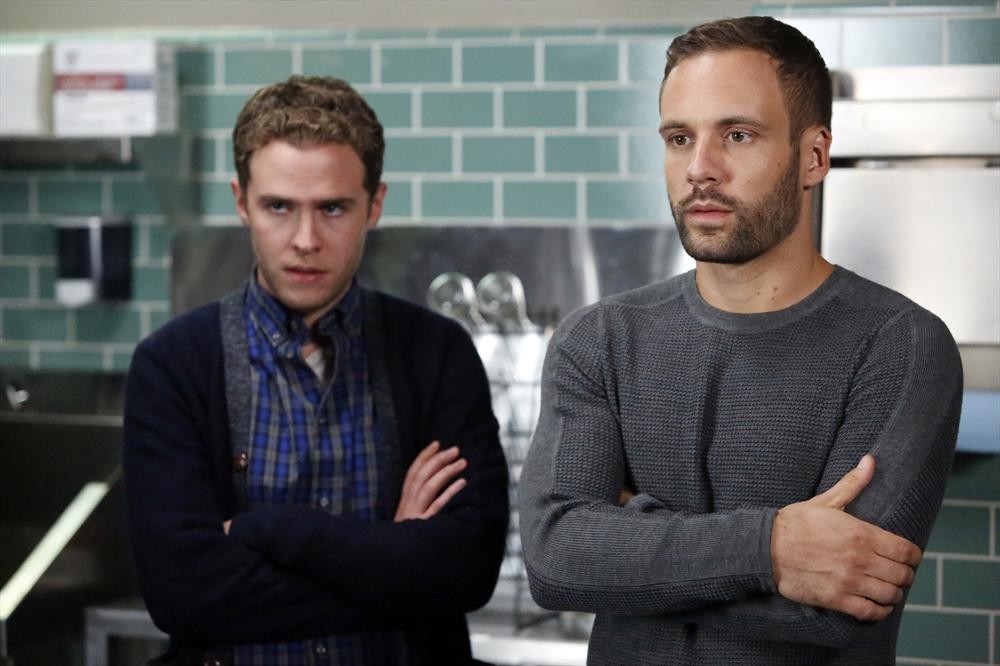 Still of Iain De Caestecker and Nick Blood in Agents of S.H.I.E.L.D. (2013)