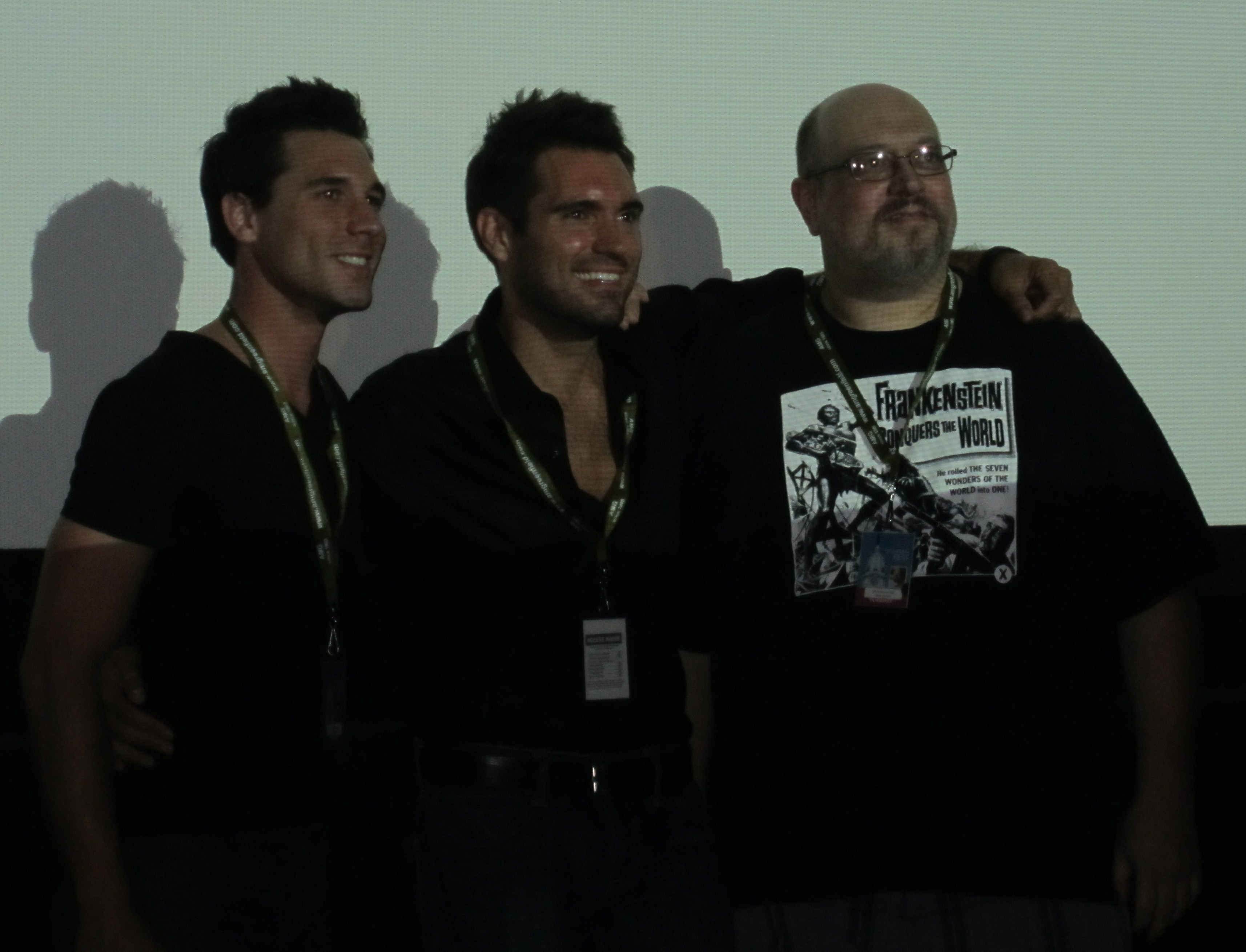 BITE MARKS, Q-fest, Philadelphia, PA 2011 with Benjamin Lutz (Md), and director Mark Bessenger (Rt).