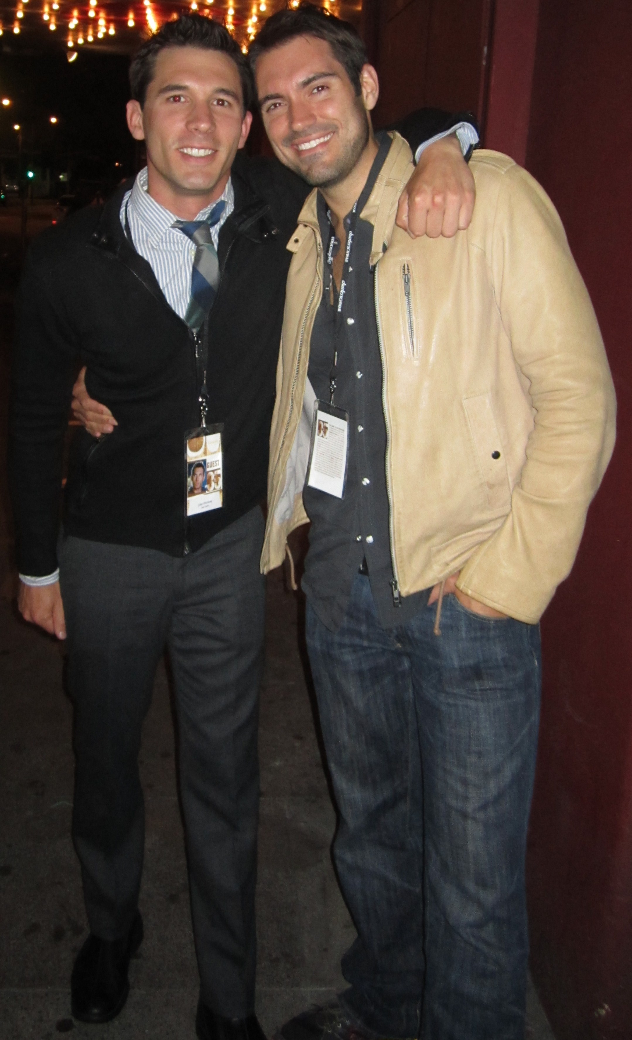 World premier of BITE MARKS at FRAMELINE FILM FESTIVAL in San Francisco, CA June 2011 with Co-star Benjamin Lutz.