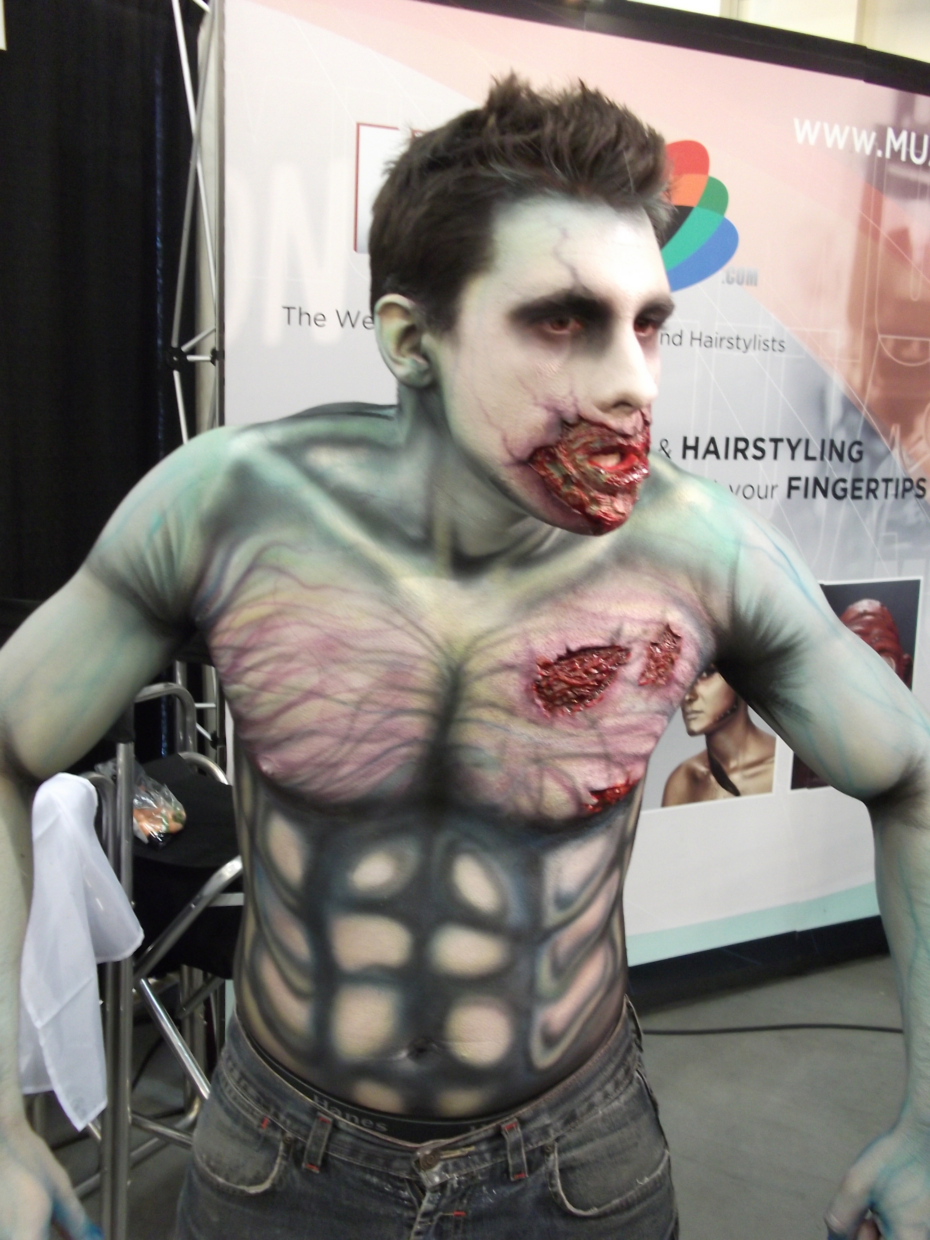 Ceature make-up at IMATS June 2010 in Pasadena, CA