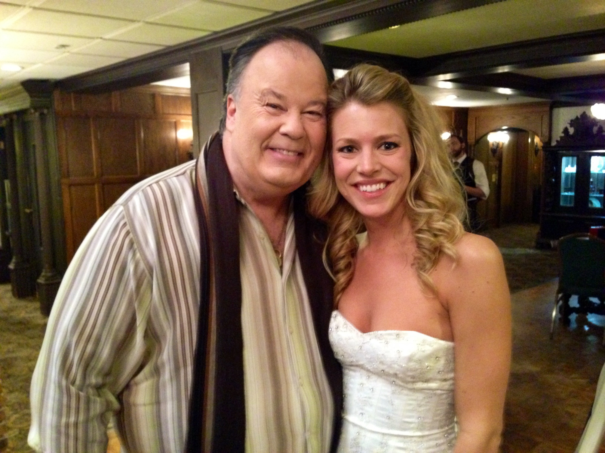 Filming tv pilot Hotel P with Dennis Haskins