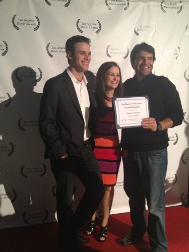 Cameron Radice, Lisa N Edwards, Jorge Rodas LA Movie Awards