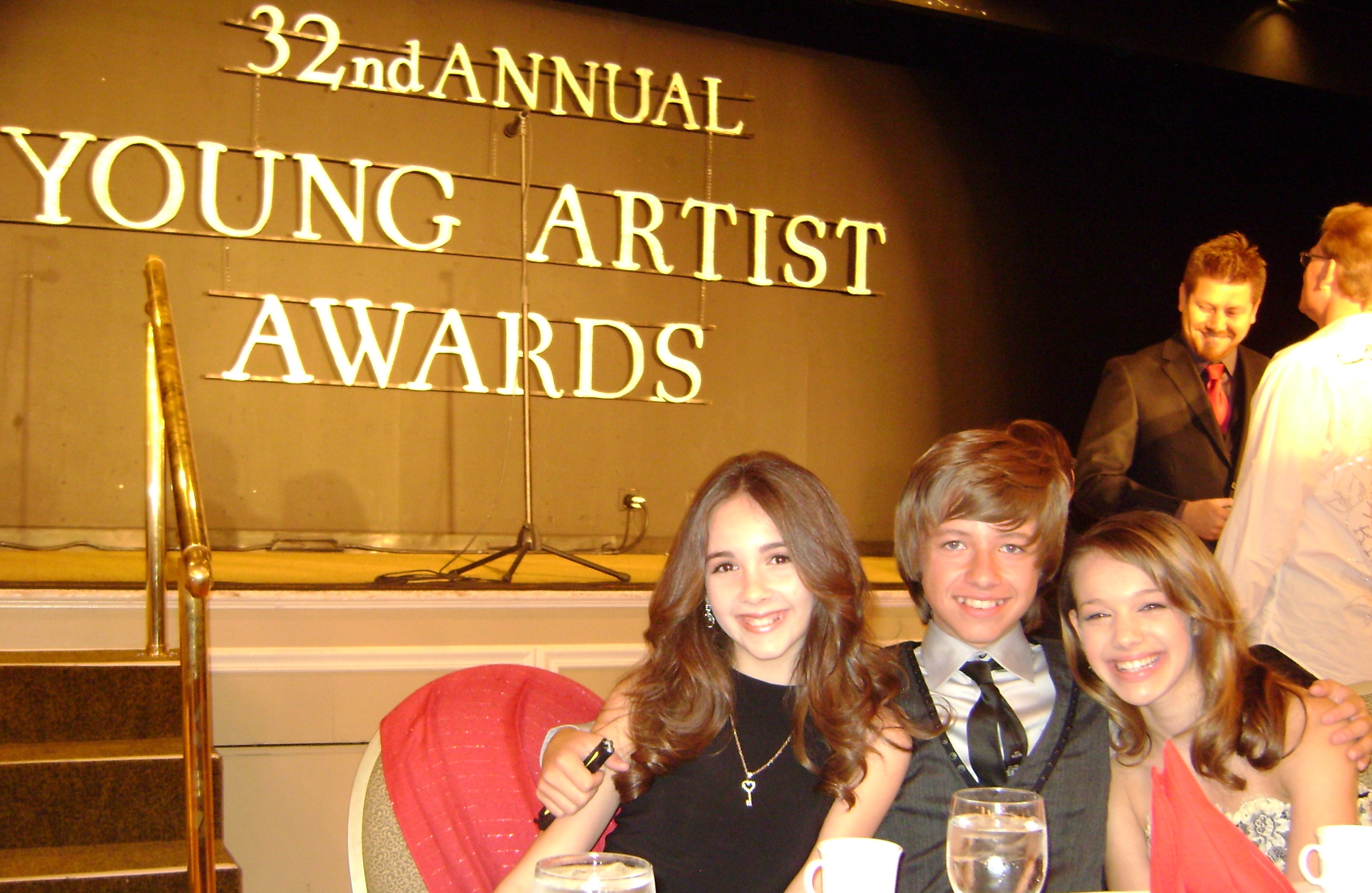 32nd Annual Young Artists Awards - Austin Coleman with Haley Pullos and Sadie Calvano