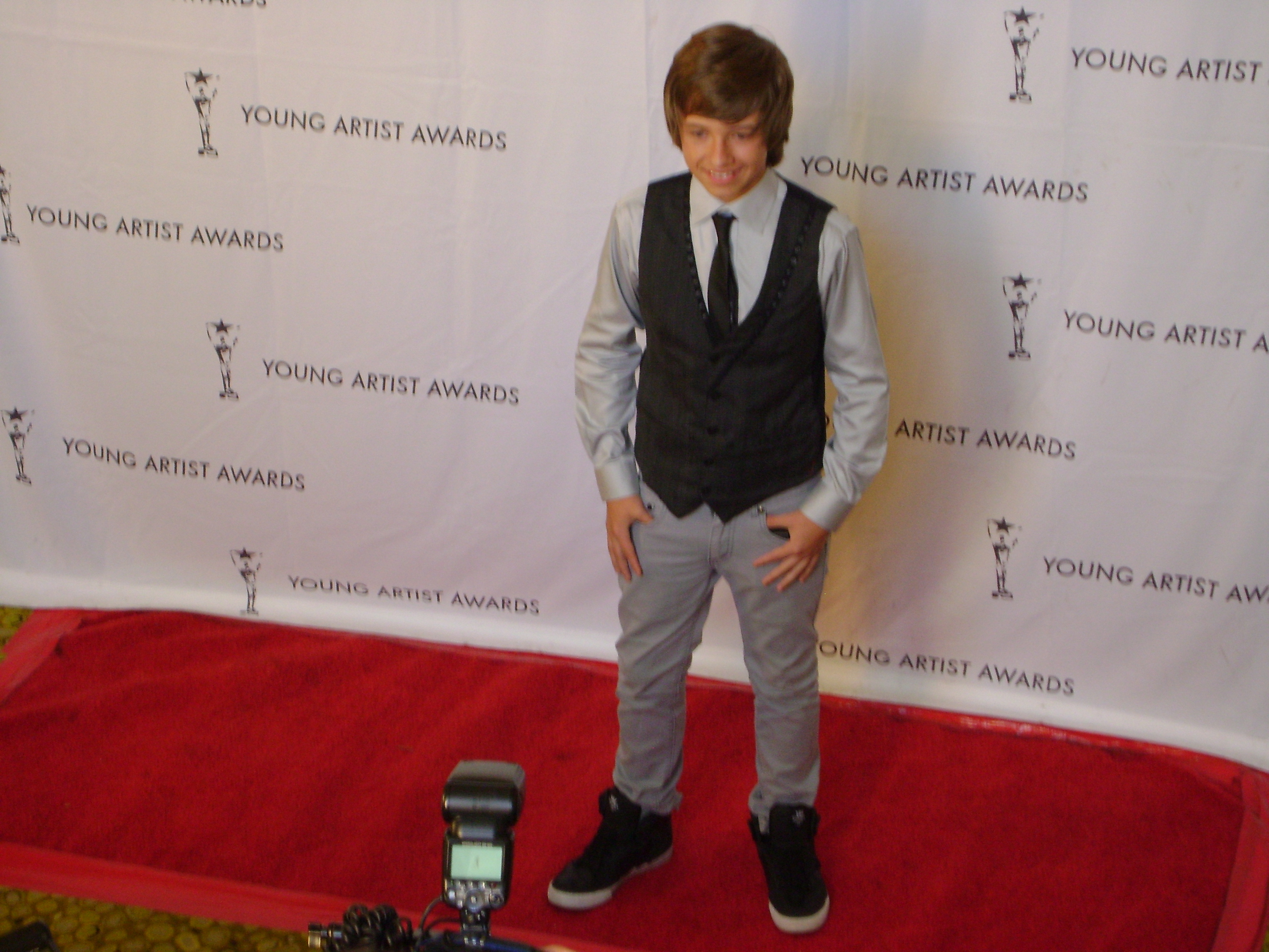 32nd Annual Young Artists Awards Show Red Carpet - Nominated for Lead Male Actor in Film 