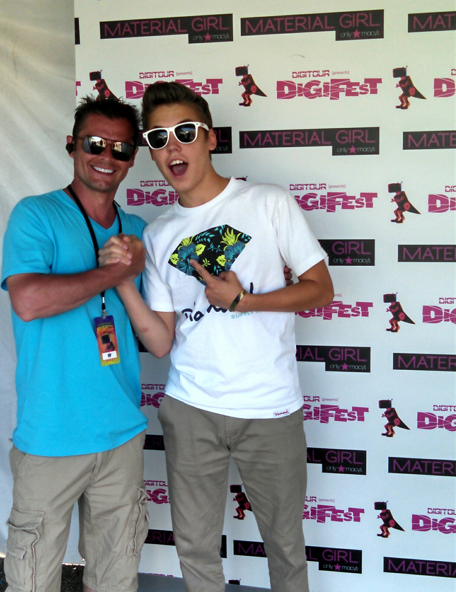 Jerry Lobrow at DigiFest NYC with Matthew Espinosa