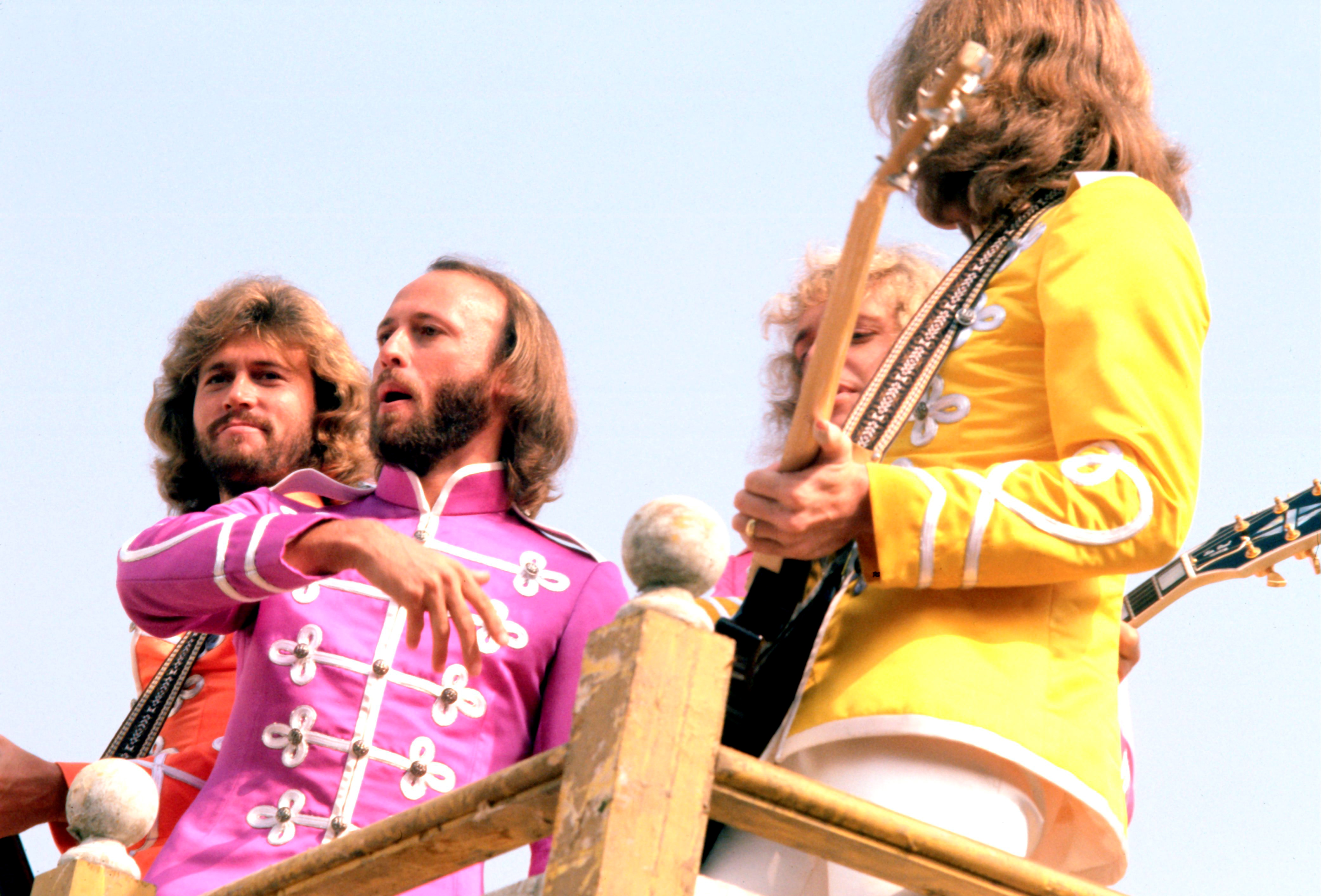 Still of Barry Gibb, Peter Frampton, Maurice Gibb and Robin Gibb in Sgt. Pepper's Lonely Hearts Club Band (1978)