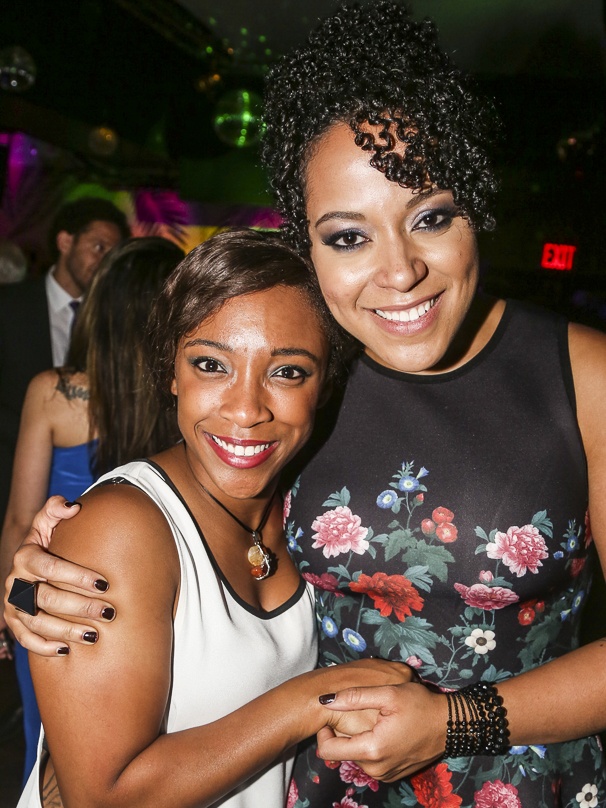 Treshelle Edmond and Lilli Cooper Spring Awakening opening night.