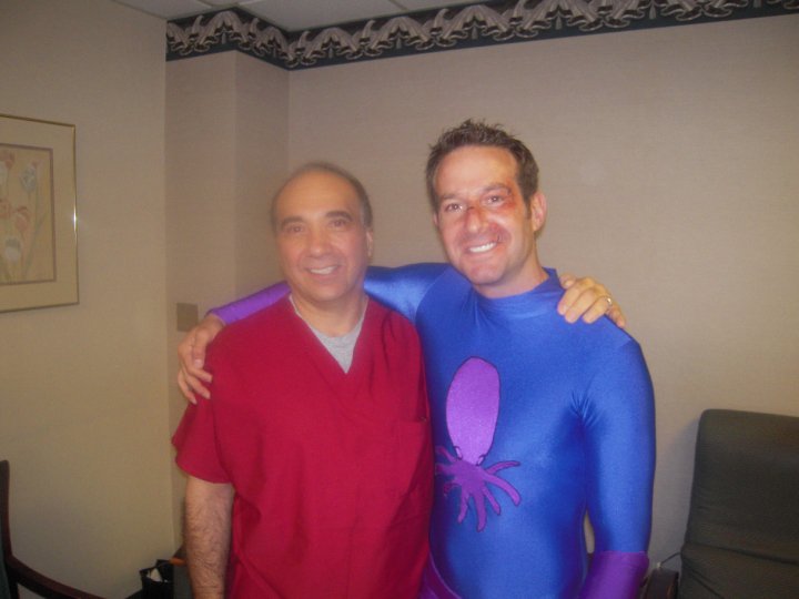 Doctor (Dave Petti) and Squidman (Andrew Roth).