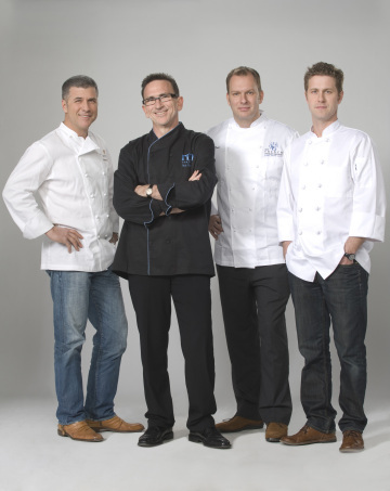 Still of Michael Chiarello, Nils Norén, Rick Moonen and Lachlan Mackinnon Patterson in Top Chef Masters (2009)