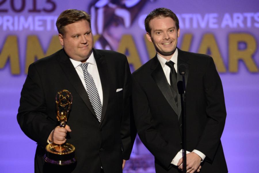 Tim W. Kelly & Jonathan Soule at the 65th Annual Primetime Creative Arts Emmys