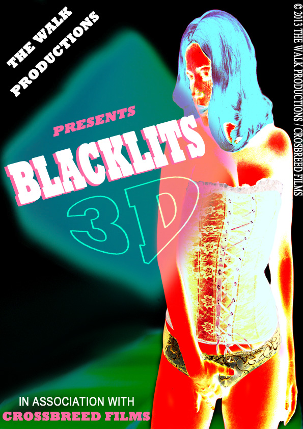 BLACKLITS Film Poster Starring Kelly Downes