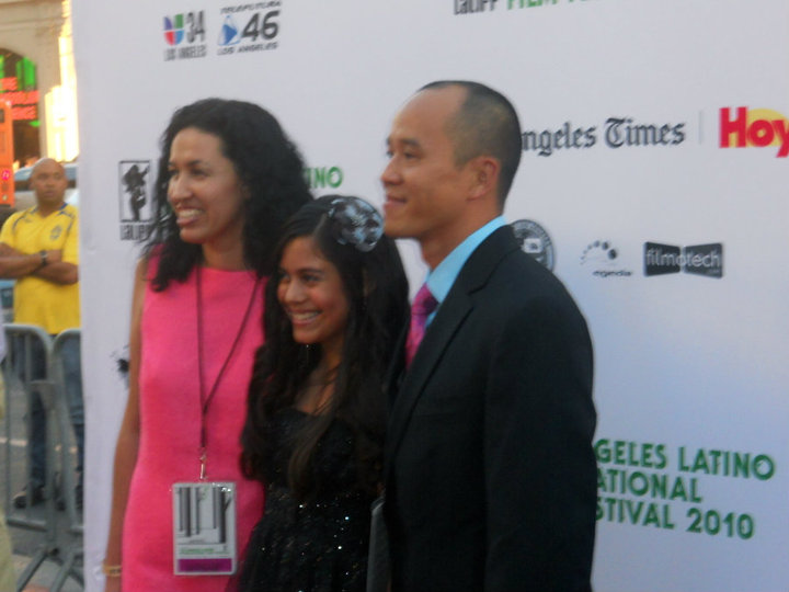 Opening night at the 14th Annual Los Angeles Latino Film Festival. In this photo director Maria Victoria Ponce and actress Araceli Gonzalez