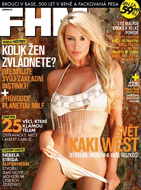 Kaki West FHM Cover Oct 2011