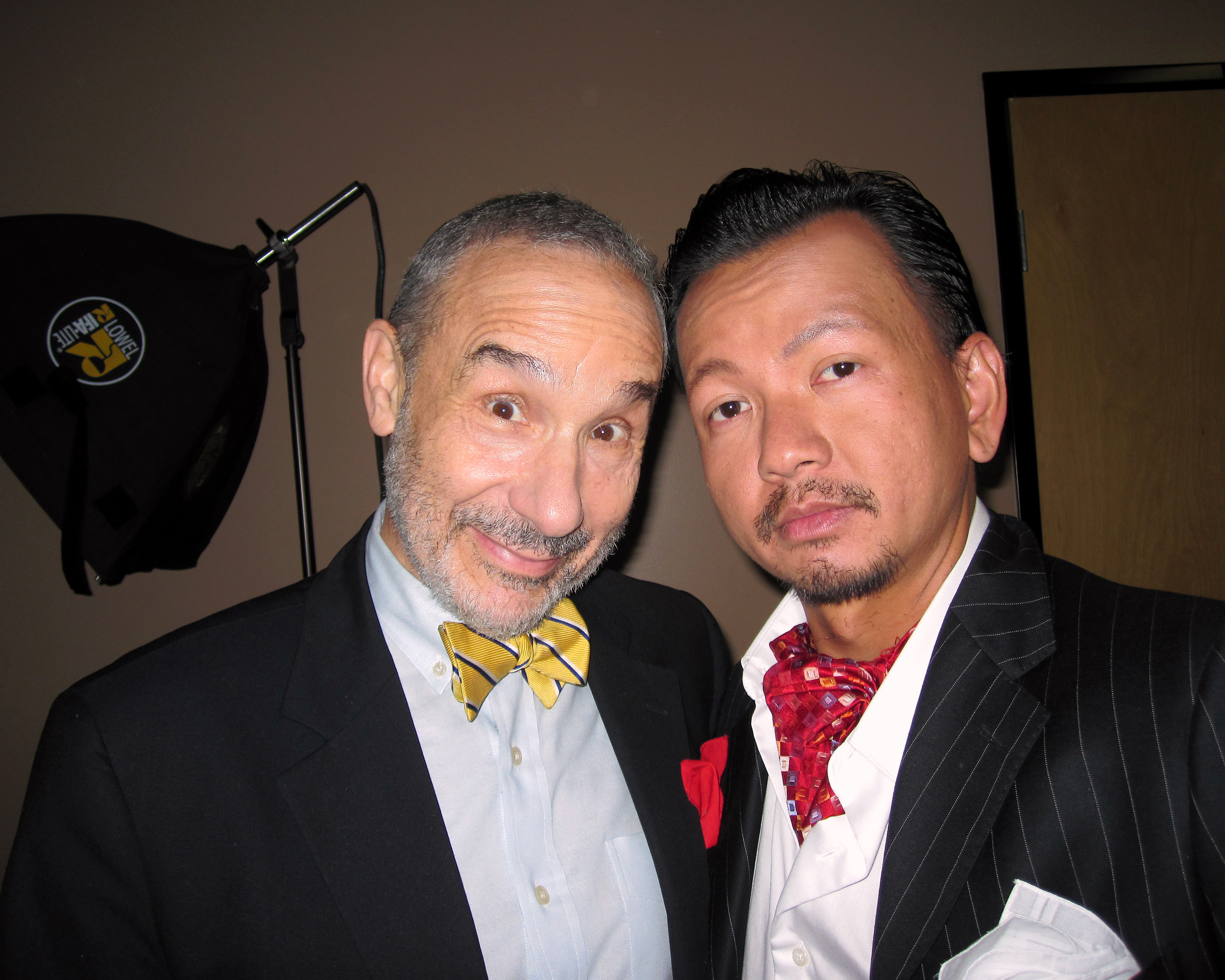 Lloyd Kaufman and Kevin Trang in 
