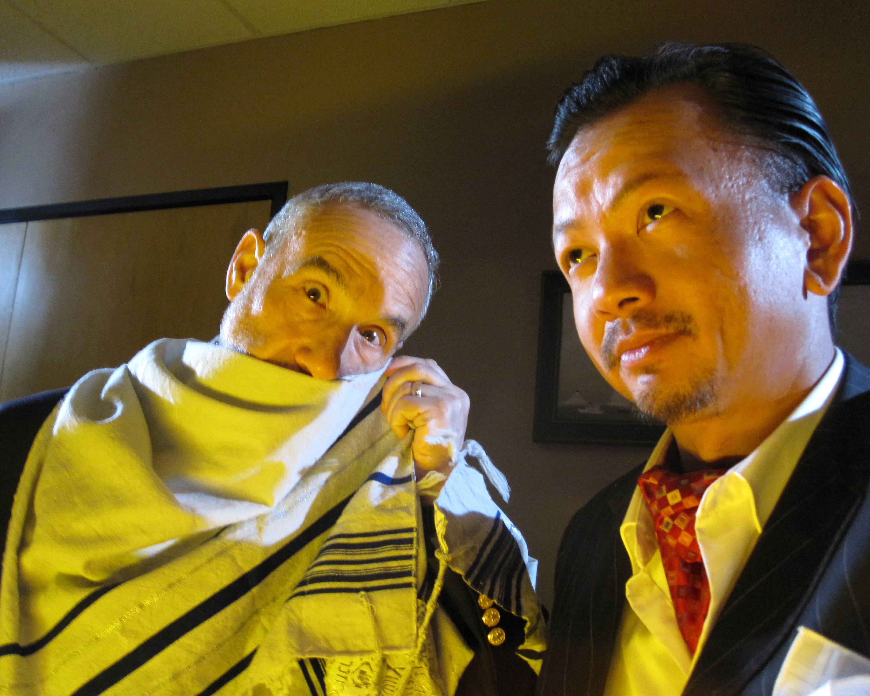 Lloyd Kaufman and Kevin Trang in 