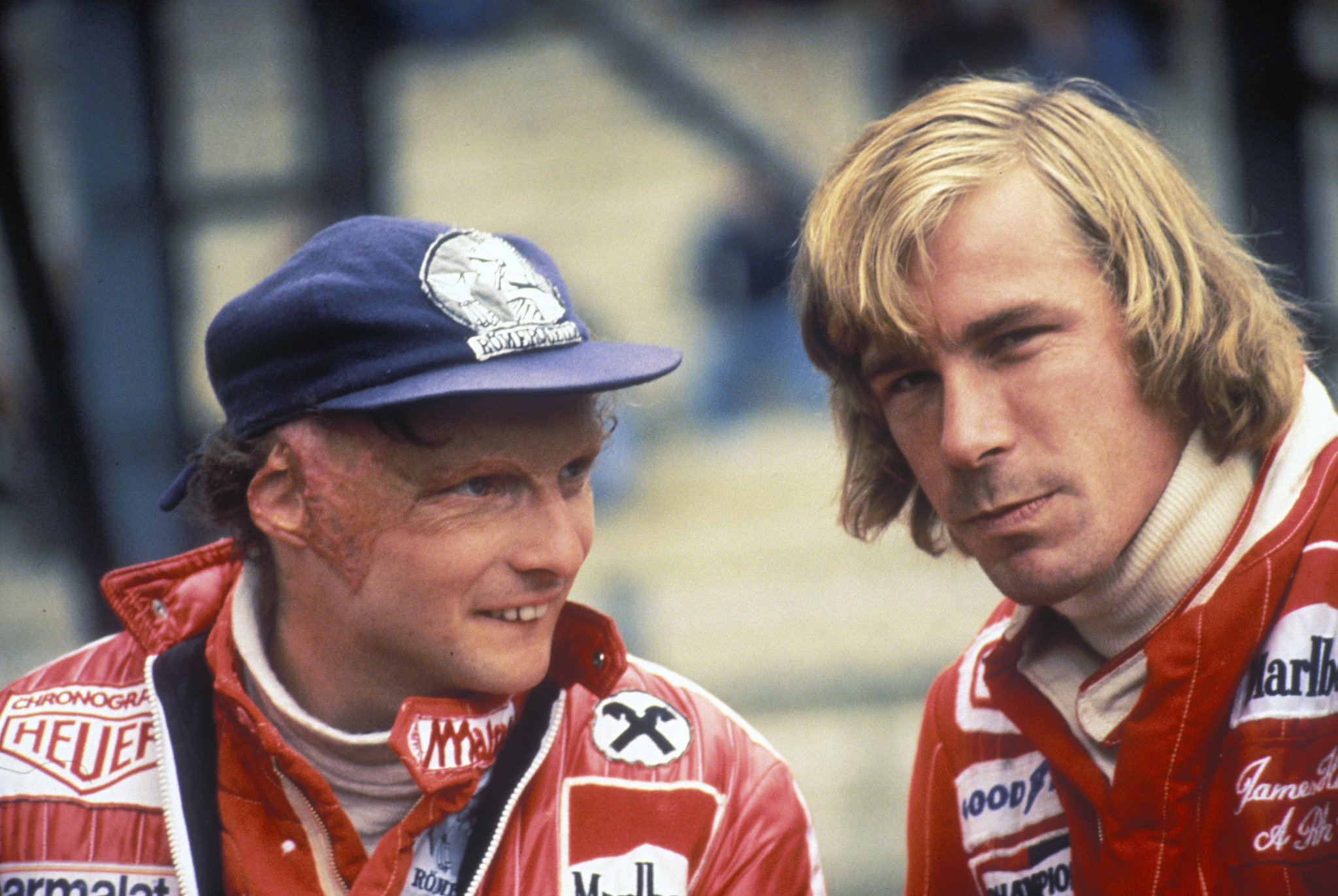 James Hunt and Niki Lauda