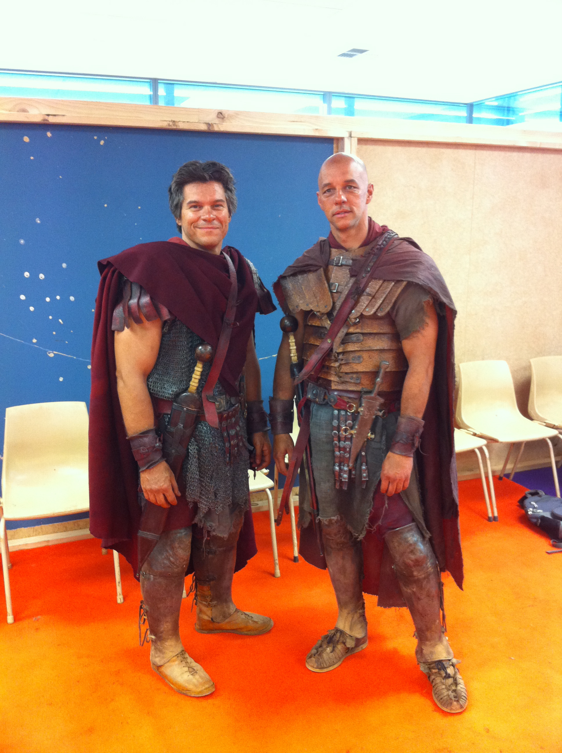 Philippe and Alex on Spartacus