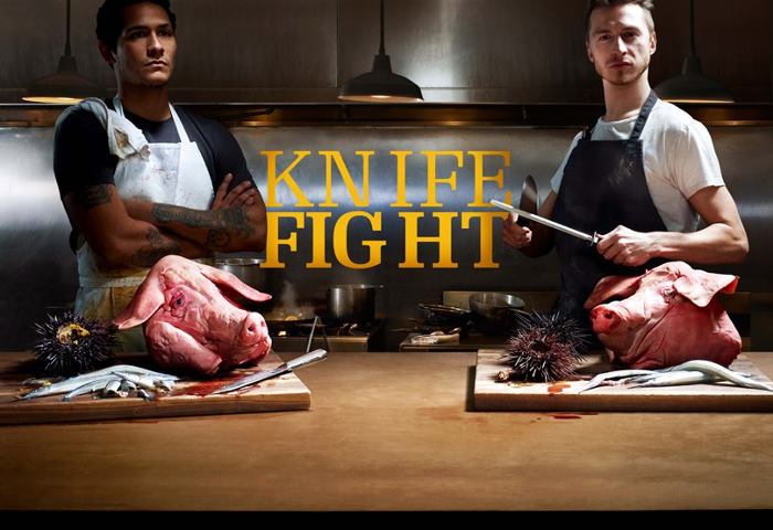 National Print Ad for Esquire TV's Knife Fight 2013