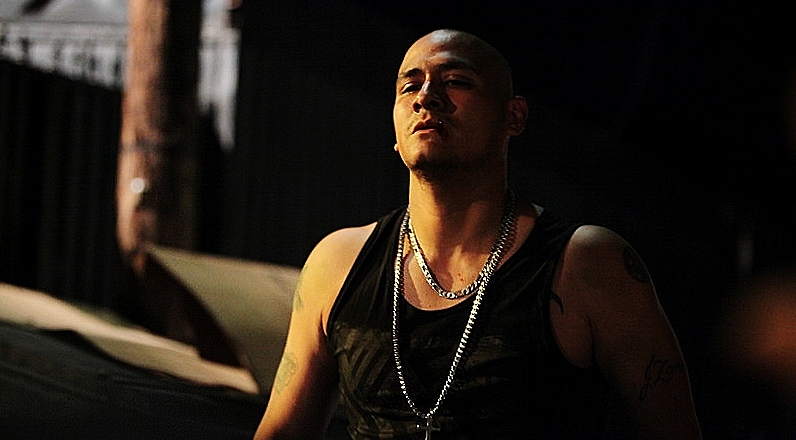 Jaime Zevallos in the film Duke