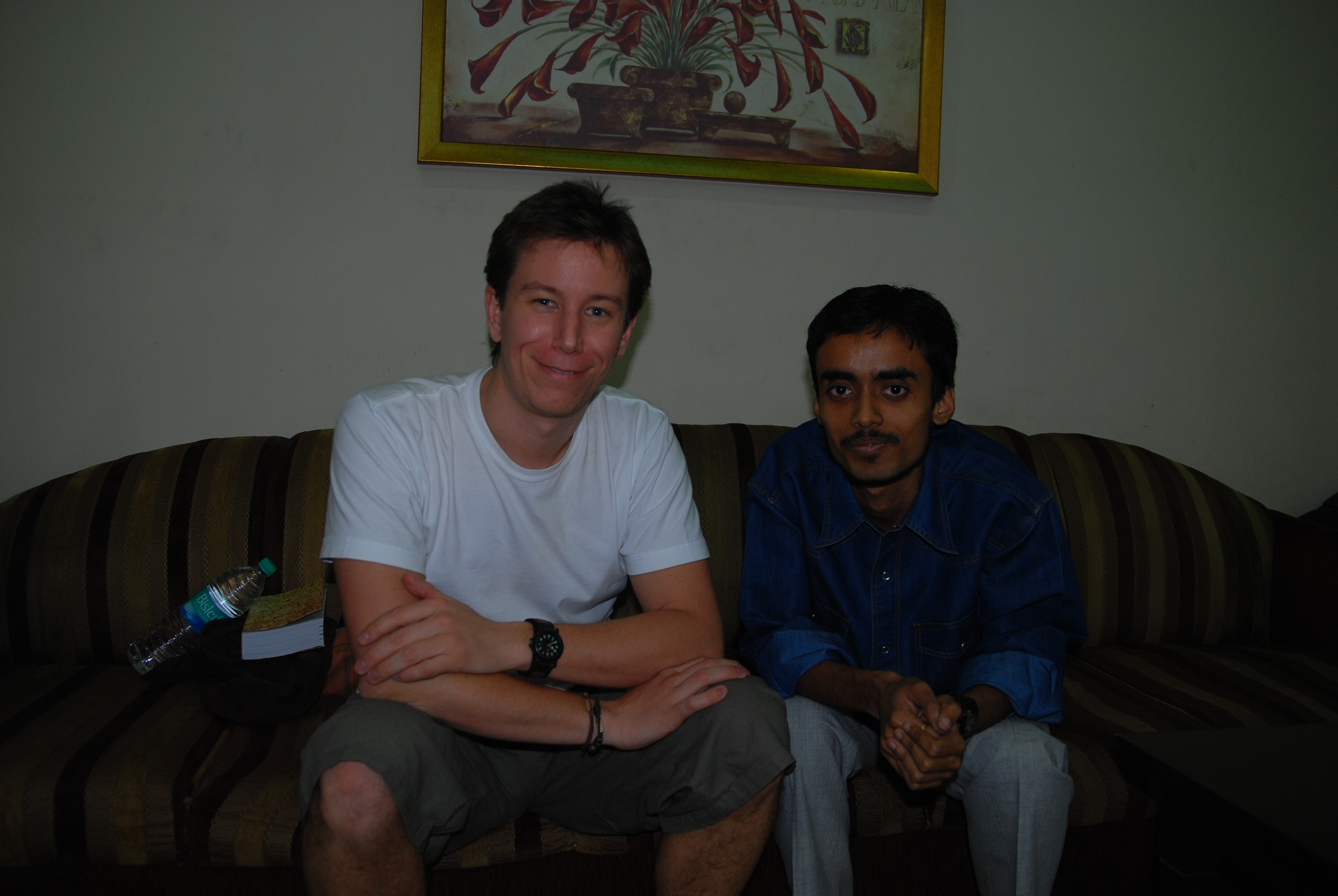 Kaustav Sinha (right) and Frederic St-Arnaud (left).