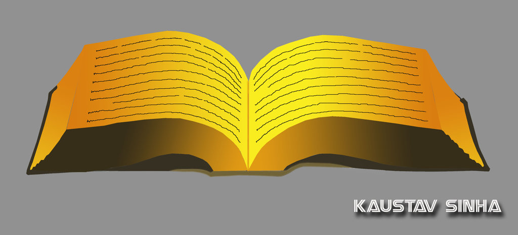 The Book of Knowledge - A personal digital painting created in 2008 in the Adobe Photoshop.