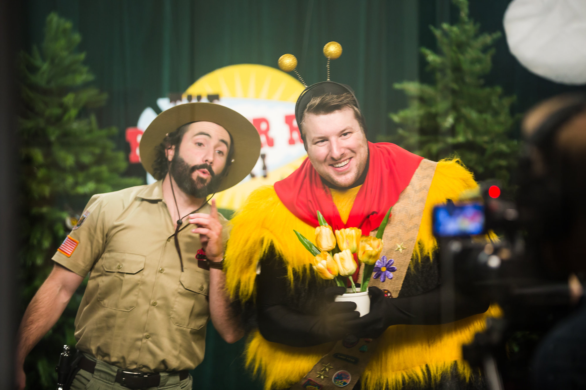Production Still from The Ranger Rob Show for Funny or Die