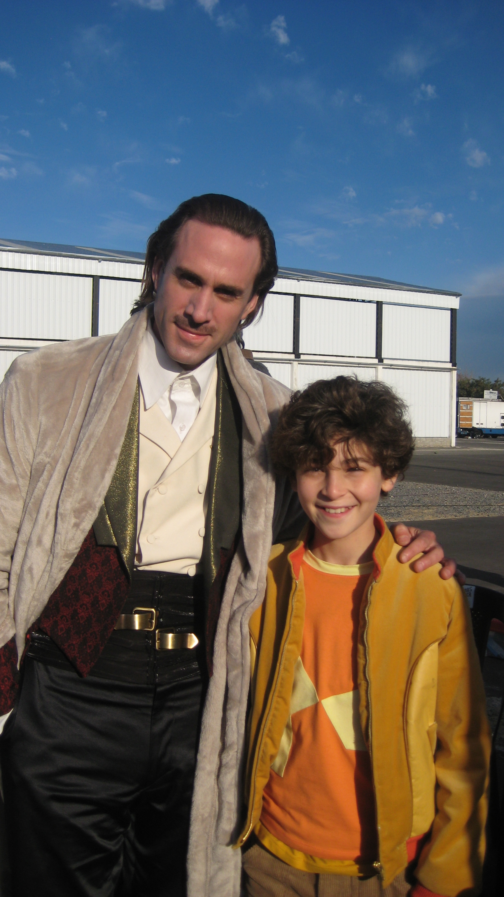 David Mazouz & Joseph Fiennes in The Gamesmaker