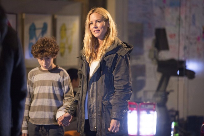 Still of Maria Bello and David Mazouz in Touch (2012)