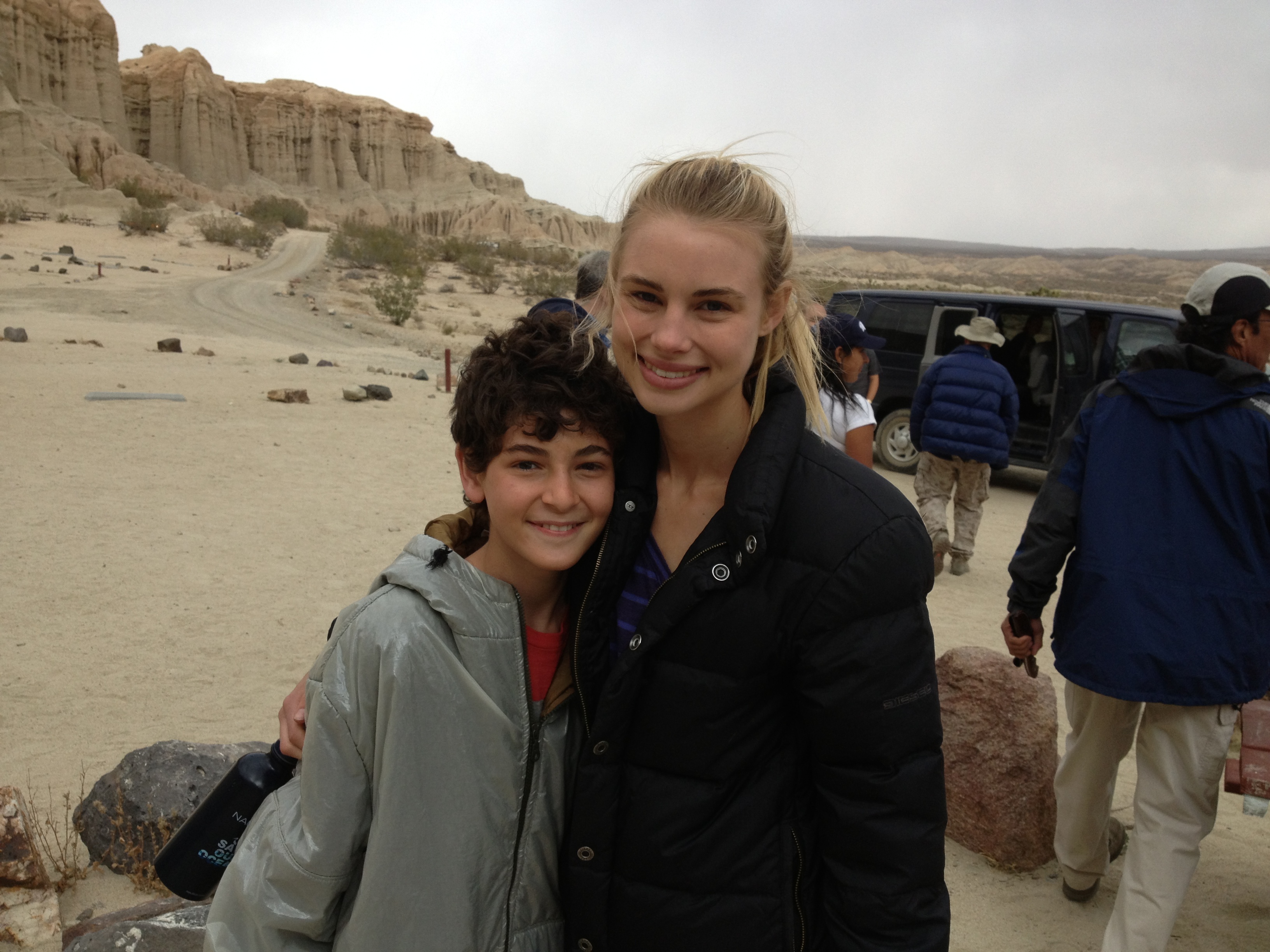 David Mazouz with Lucy Fry