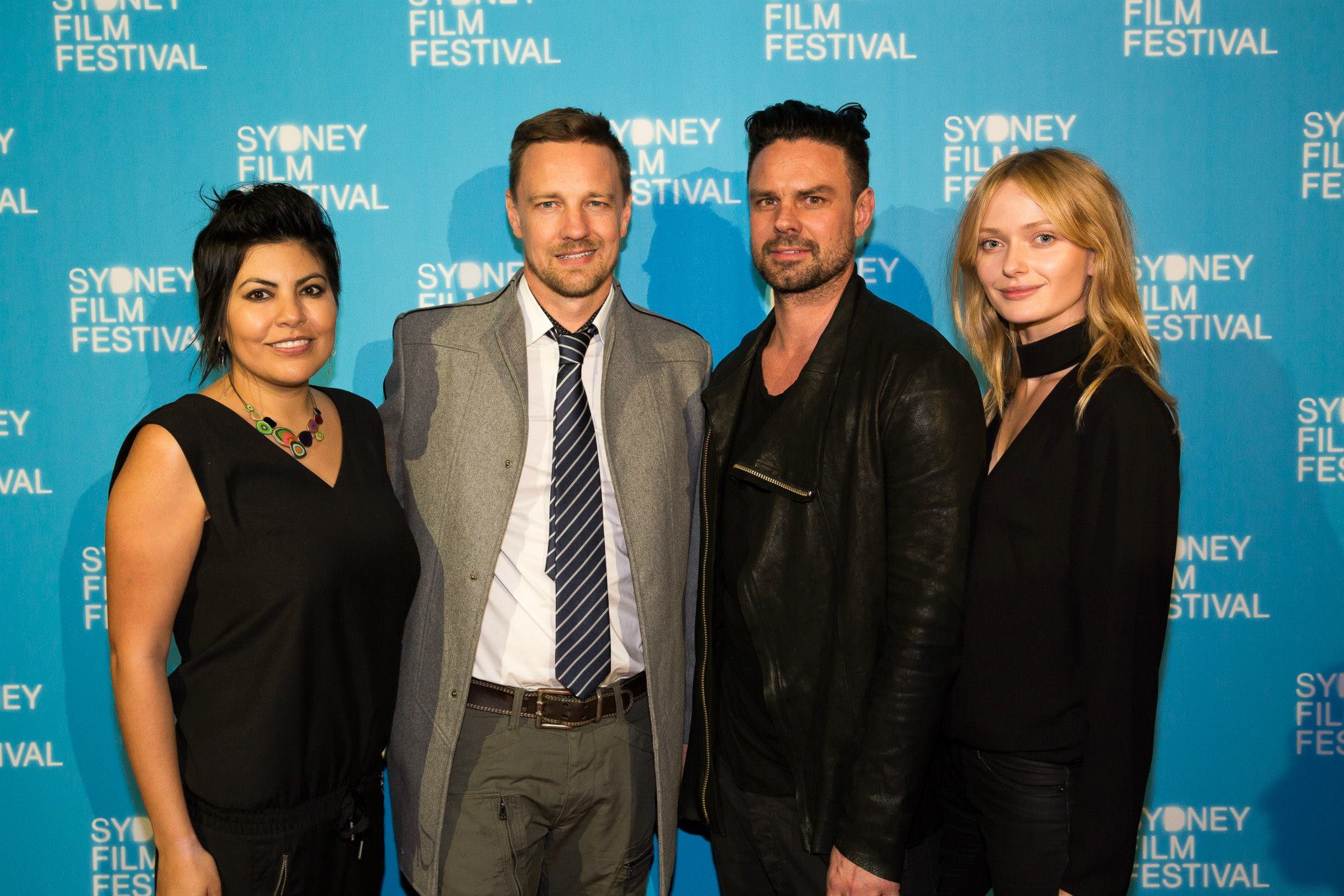 Director Violeta Ayala, Producer Dan Fallshaw, Josh Fallshaw and Annabella Barber at the Australian premiere of THE BOLIVIAN CASE.